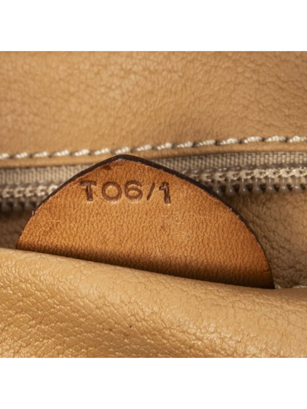 Celine Frame Buckle Tote Brown Macadam Canvas - Picture 10 of 10